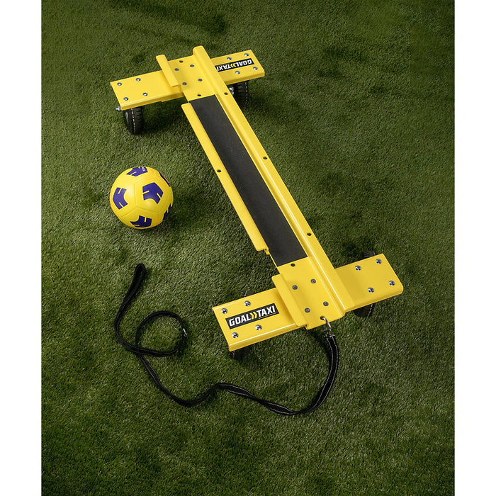 Goal Taxi soccer goal mover, yellow