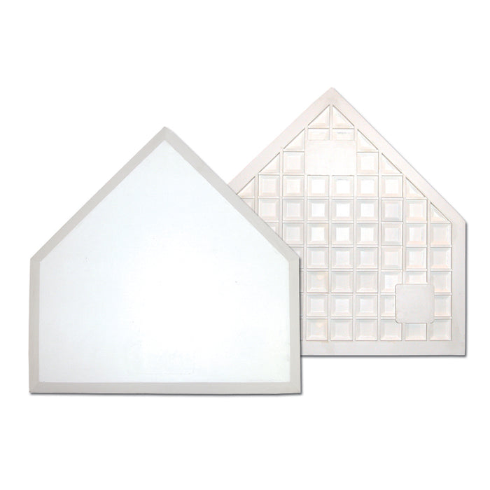 Jaypro Rubber Throw Down Home Plate – Indoor/Outdoor (17 in. x 17 in.) – SKU: HP-300