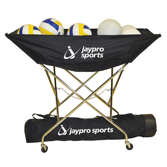 Jaypro Hammock Drill Cart – Volleyball (24 Ball Capacity) – SKU: 15