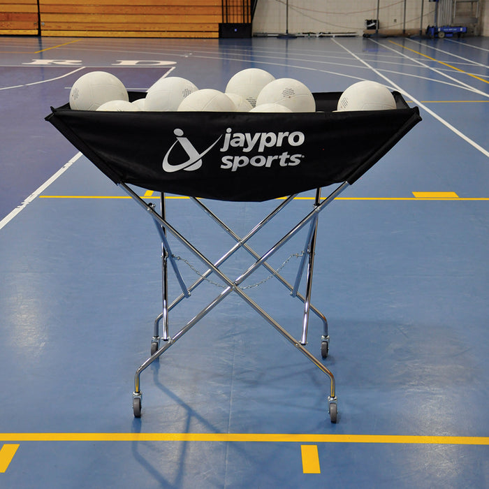 Jaypro Hammock Drill Cart – Volleyball (24 Ball Capacity) – SKU: 15