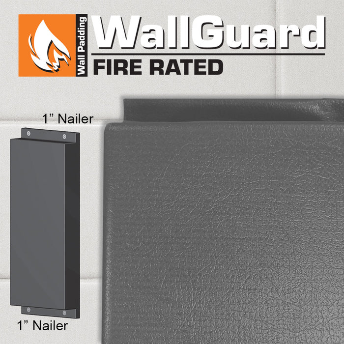 Wall Padding - WallGuard Fire Rated (2 ft. x 6 ft.) (1 in. Lip Top & Bottom)