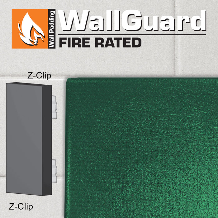 Wall Padding - WallGuard Fire Rated (2 ft. x 6 ft.) (Z-Clip Top & Bottom)