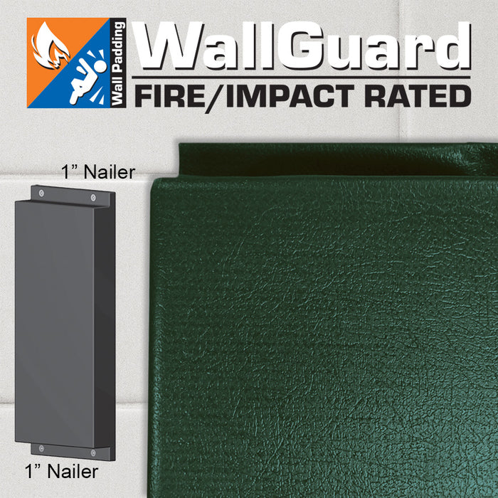 Wall Padding - WallGuard Fire/Impact Rated (2 ft. x 6 ft.) (1 in. Lip Top & Bottom)