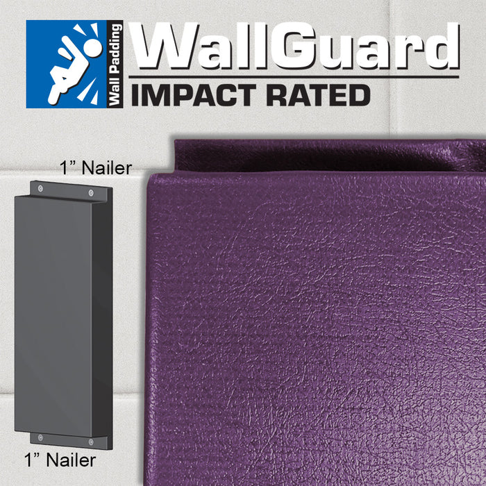 Wall Padding - WallGuard Impact Rated (2 ft. x 6 ft.) (1 in. Lip Top & Bottom)