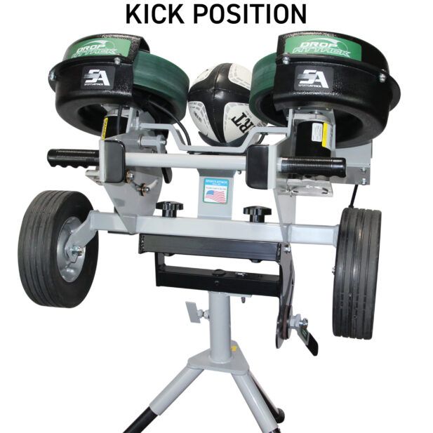 Sports Attack Drop Attack Rugby Machine, 12V DC (W/90V Charger) – Precision Passing & Kicking – SKU: 4581-1298-1