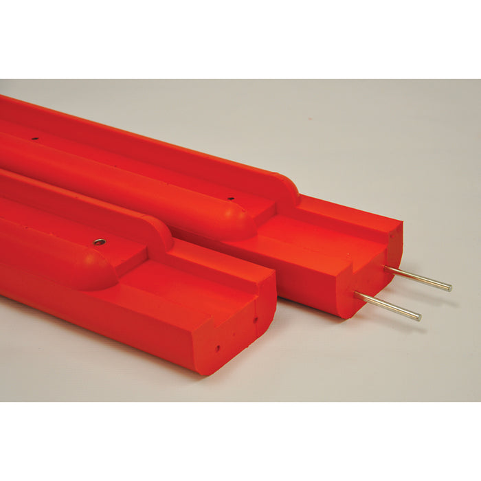 Jaypro Safe-Pro Bolt-On Edge Padding - 72 in. Glass Backboard (Indoor) (MBBP-6)