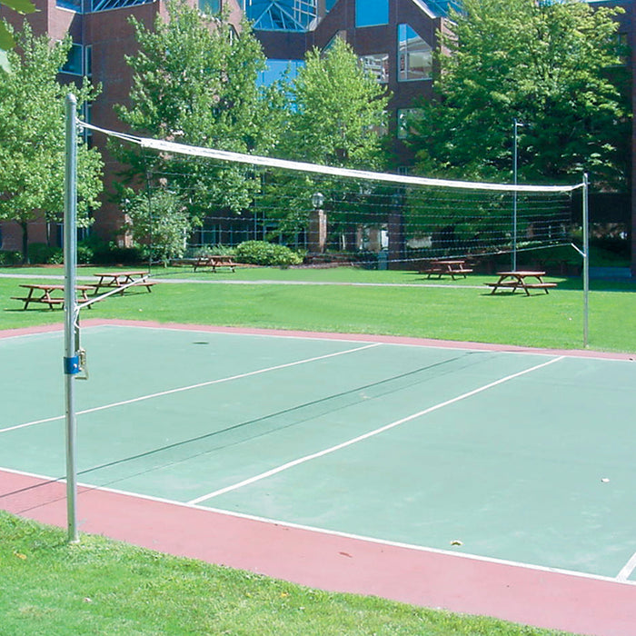 Outdoor Volleyball Recreational Volleyball Uprights (2-3/8 in. Galvanized Steel Pole)