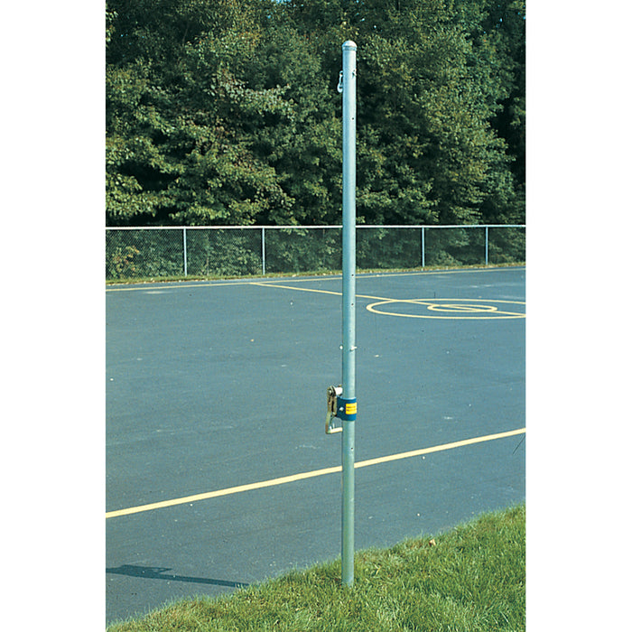 Outdoor Volleyball Recreational Volleyball Uprights (2-3/8 in. Galvanized Steel Pole)