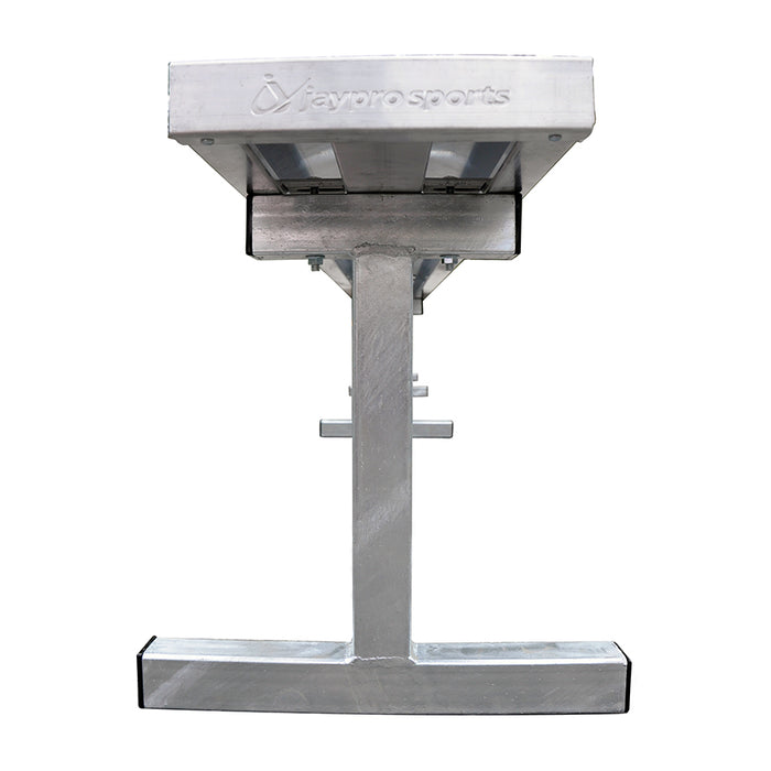 Jaypro Player Bench - 7.5 ft. Portable (Powder Coated, No Seat Back)