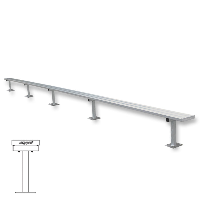 Player Bench - 27 ft. - Surface Mount