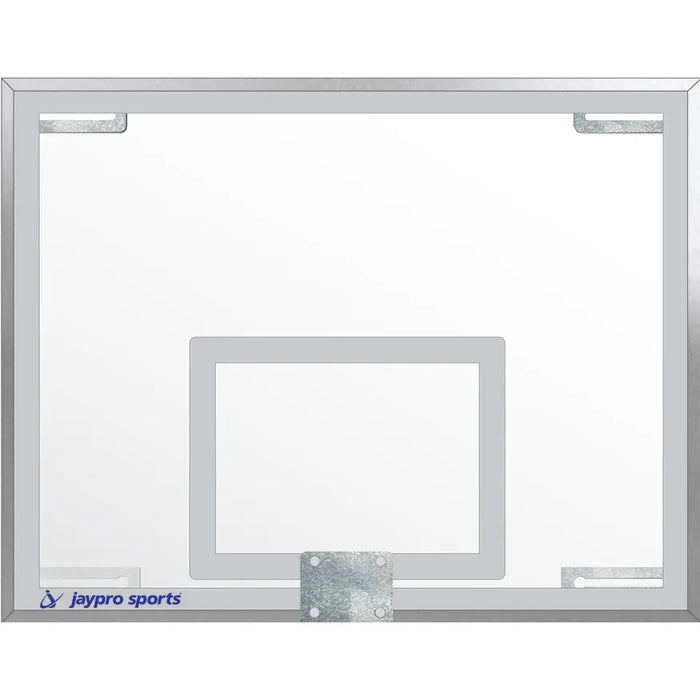 Jaypro Elite 5400 Portable Basketball System – 4 ft. 6 in. Extension, 54 in. Glass Backboard, Breakaway Goal – Indoor