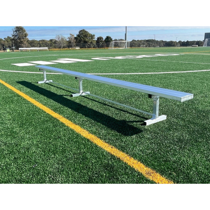 PEVO 15 ft aluminum team bench, no backrest