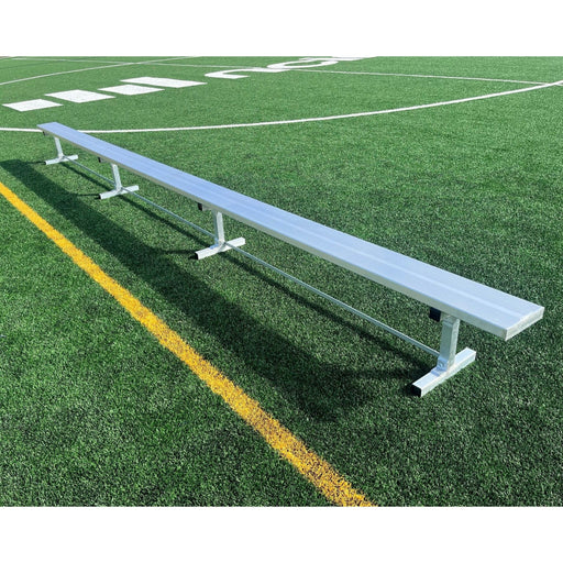 PEVO 21 ft aluminum team bench, no backrest