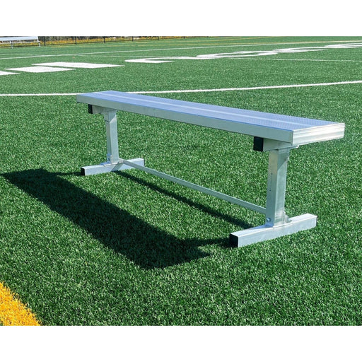 PEVO 6 ft aluminum team bench, no backrest