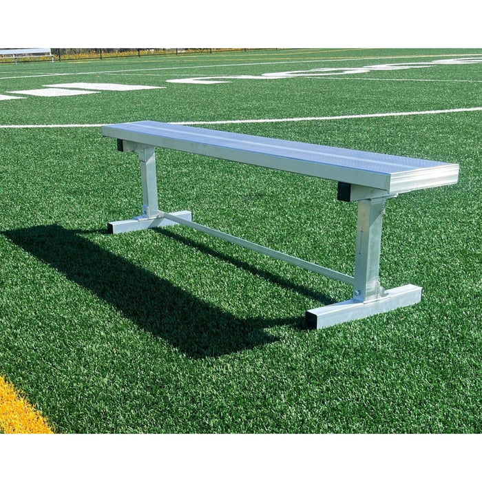 PEVO 6 ft aluminum team bench, no backrest