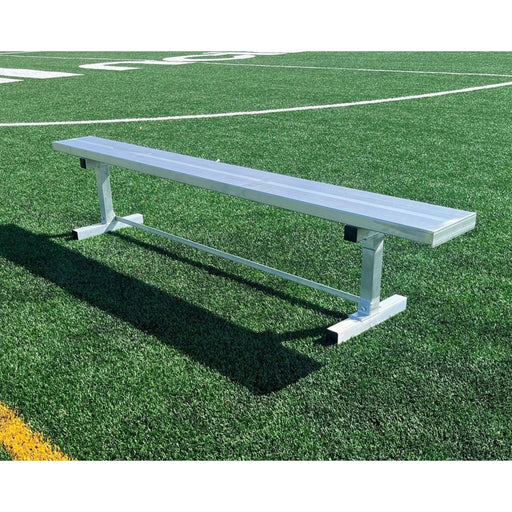 PEVO 7.5 ft aluminum team bench, no backrest