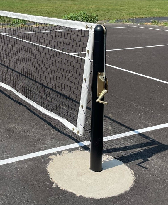 Gared Pickleball Replacement Posts – Heavy-Duty 3” Steel with Winch & Pulley – SKU: PKLBPB