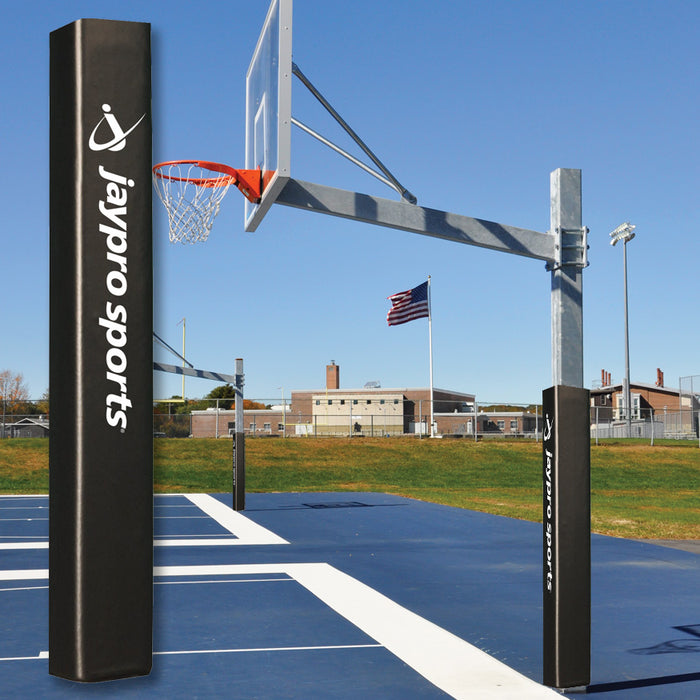 Jaypro Replacement Padding – Titan In-Ground Square Post (6" x 6") – Black – SKU: PPP-66T