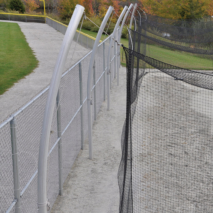 Jaypro Pro Outdoor Batting Tunnel Frame – 55', Single Tunnel – PROTF-55