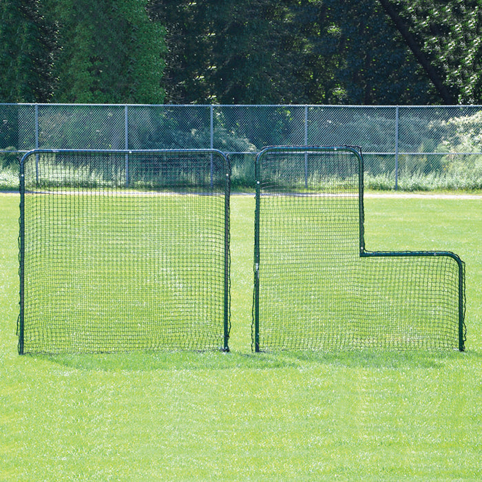 Jaypro Collegiate Pitcher’s Screen – 7'W x 7'H, Heavy-Duty Steel – PS-84