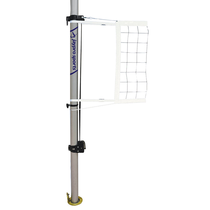 Jaypro Multi-Sport Net System (2 in. Canadian Floor Sleeve Compatible) - Adjustable for Badminton, Tennis & Volleyball