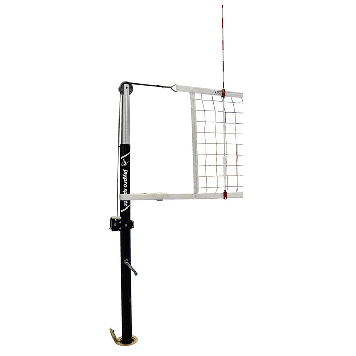 Jaypro FeatherLite Volleyball System (2 in. Floor Sleeve - Canadian) – NCAA, NFHS, USVBA Compliant