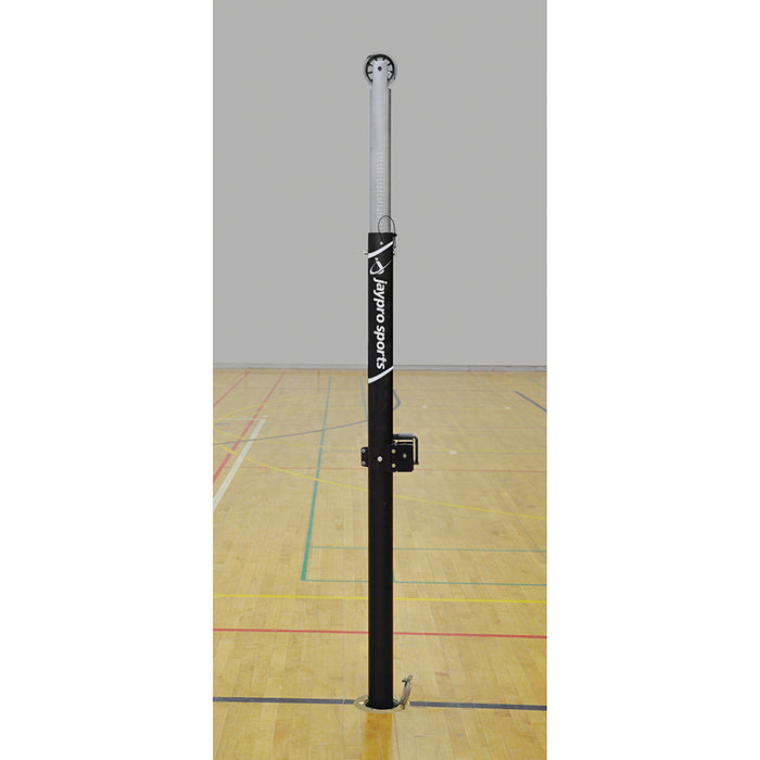 Jaypro FeatherLite Volleyball Uprights – 2 in. (51 mm) Floor Sleeve – NFHS, NCAA, USVBA Compliant – SKU: PVB-55U