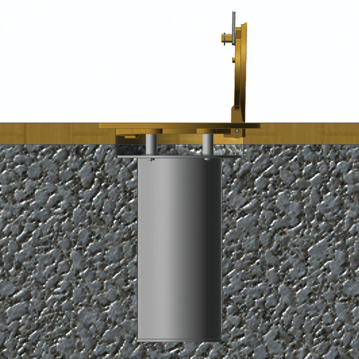 Floor Sleeves with Brass Cover (3-1/2 in. Upright)