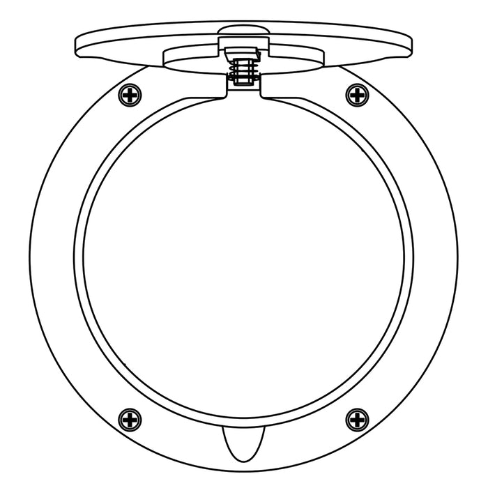 Floor Sleeve Replacement Brass Cover Plate (8-1/2 in.)