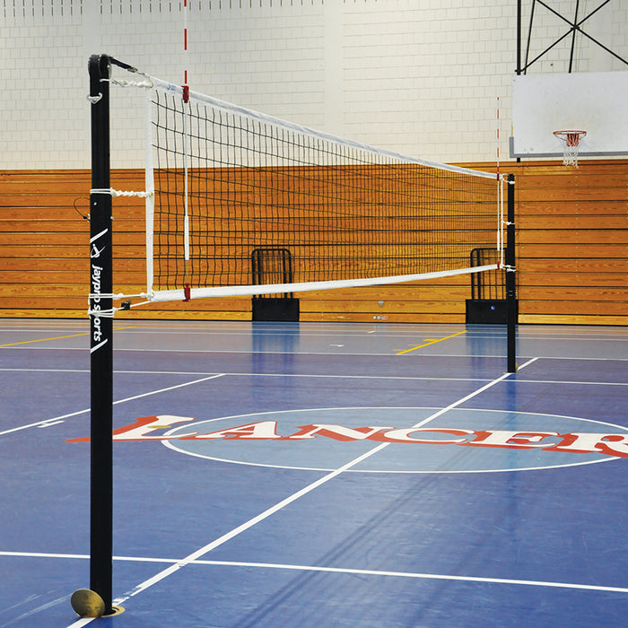Carbon Ultralite Volleyball System (3-1/2 in. Floor Sleeve) - NFHS, NCAA, USVBA Compliant