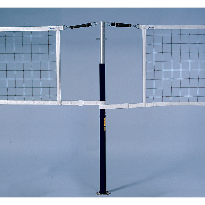 Jaypro PowerLite Volleyball Net Center Upright System – 3 in. Floor Sleeve – SKU: PVBC-550