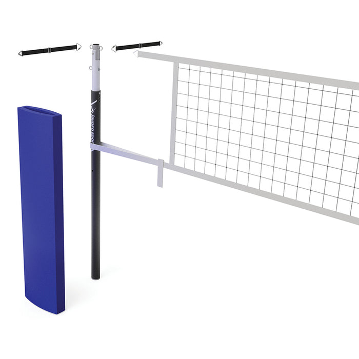 Jaypro PowerLite Volleyball Net Center Upright System – 3 in. Floor Sleeve – SKU: PVBC-550