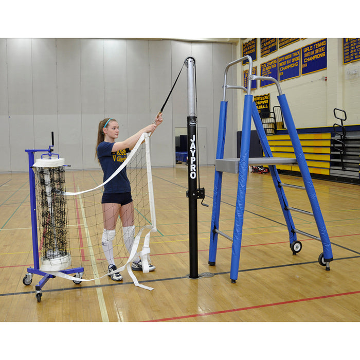 Jaypro Flex Net Volleyball Net – 32' x 39", NCAA/NFHS/USVBA – PVBN-628
