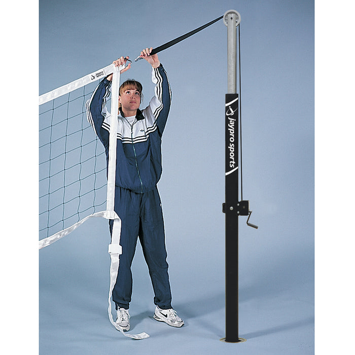 Jaypro Flex Net Volleyball Net – 32' x 39", NCAA/NFHS/USVBA – PVBN-6
