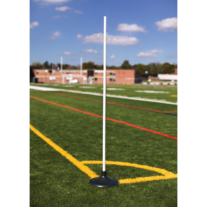 Jaypro Premium Coaching Sticks with Rubber Base – Set of 6 – RBCS-6