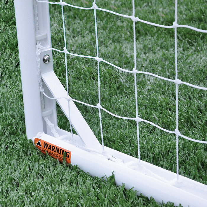 Jaypro Nova Club Round Soccer Goal – 6.5'H x 12'W, NFHS Compliant – RCG-12S