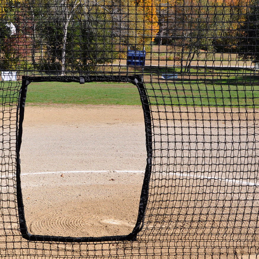 Jaypro Pitcher’s Screen Replacement Net (7 ft. x 7 ft., Black) for Sof ...