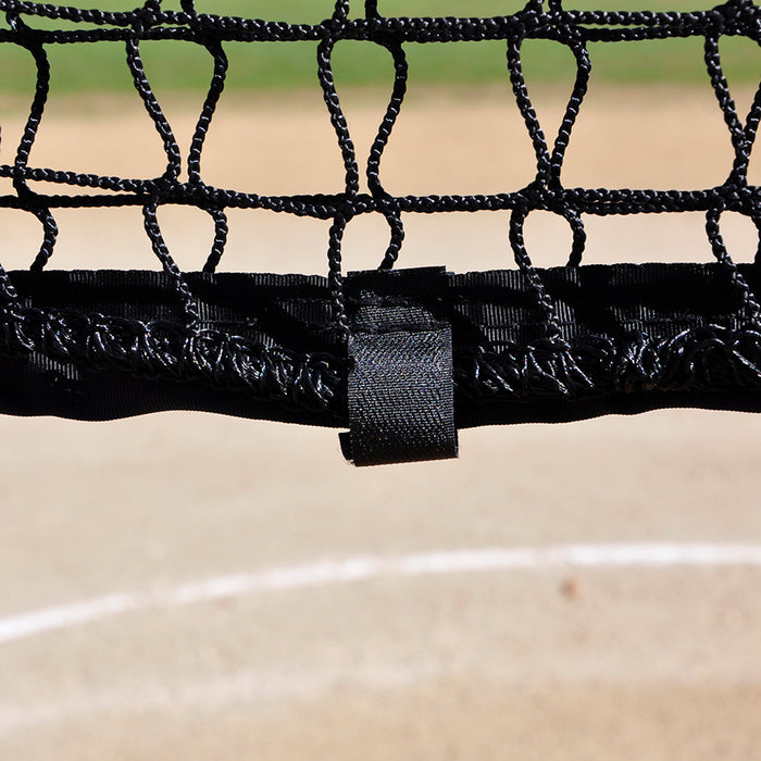 Jaypro Pitcher’s Screen Replacement Net (7 ft. x 7 ft., Black) for Softball – SKU: SBPE-77N
