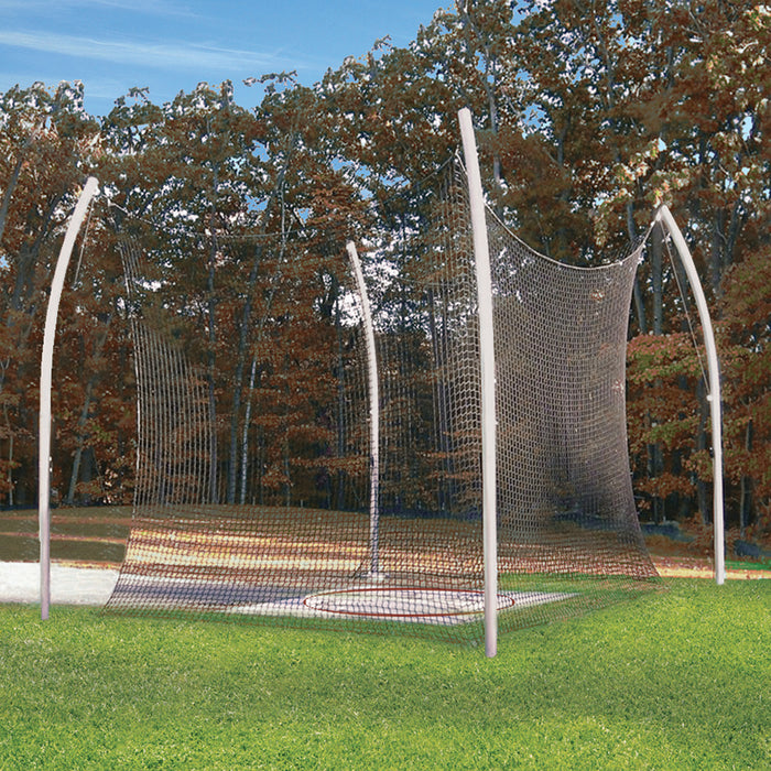 Jaypro Shot Cage - Field and Track - 34.92 Degree Throwing Sector with Safety Nets - SKU: SC-25