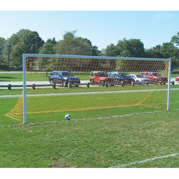 Jaypro Soccer Goals – Nova World Fold-Up Goal (8 ft. H x 24 ft. W x 6 ft. B x 6 ft. D, NFHS, NCAA, FIFA Compliant) – SKU: SGP-660