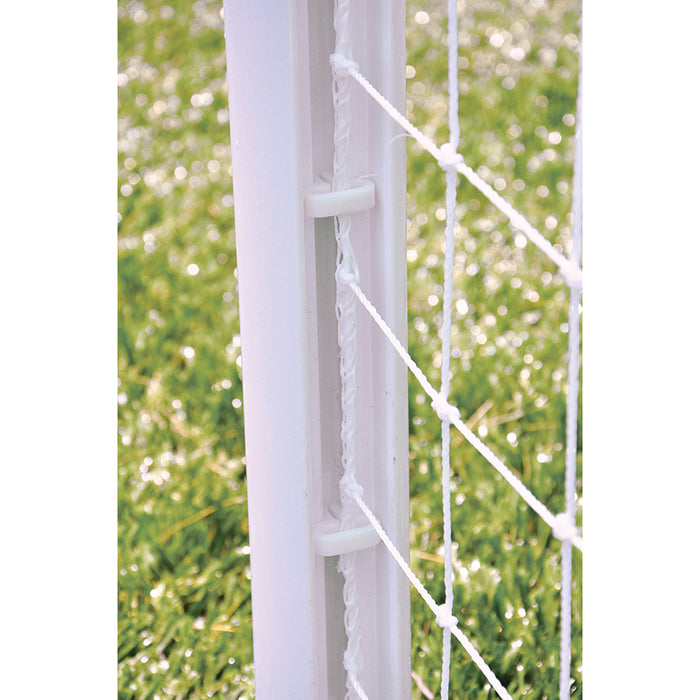 Jaypro Soccer Goals – Nova World Fold-Up Goal (8 ft. H x 24 ft. W x 6 ft. B x 6 ft. D, NFHS, NCAA, FIFA Compliant) – SKU: SGP-660