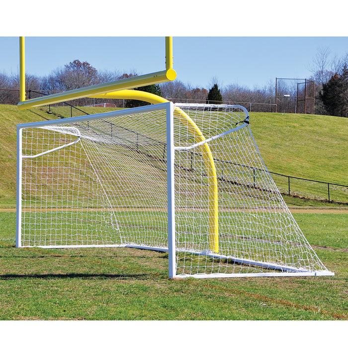 Jaypro Soccer Goals – Nova Premier Adjustable Goal (8 ft. H x 24 ft. W x 4 ft. B x 10 ft. D, NCAA, NFHS, FIFA, ASTM Compliant) – SKU: SGP-600AX
