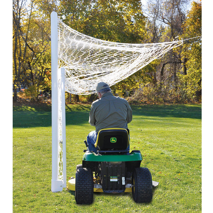 Jaypro Soccer Goals – Nova World Fold-Up Goal (8 ft. H x 24 ft. W x 6 ft. B x 6 ft. D, NFHS, NCAA, FIFA Compliant) – SKU: SGP-660