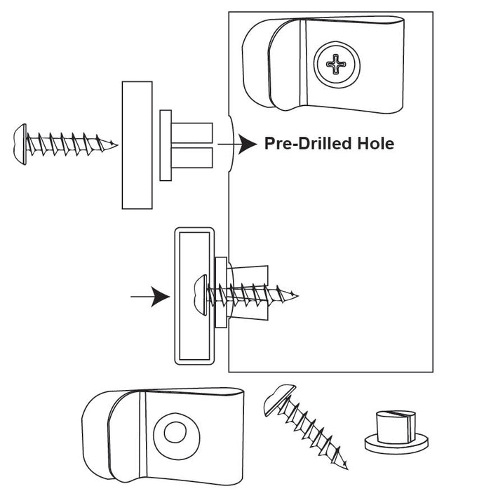 Jaypro Net Clips (Steel) with Snap Plug – Set of 70 – SKU: SNT-180