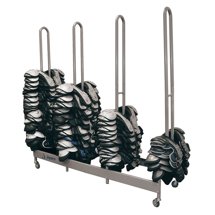 Jaypro Shoulder Pad Deluxe Rack – StackMaster (80 Pad Capacity) – SKU: SP4