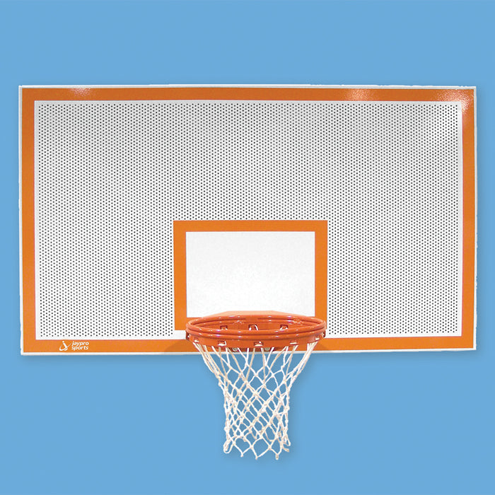 Jaypro Backboard – Perforated Steel, Rectangle (72 in. W x 42 in. H) for Outdoor Use – SKU: SR-PERF