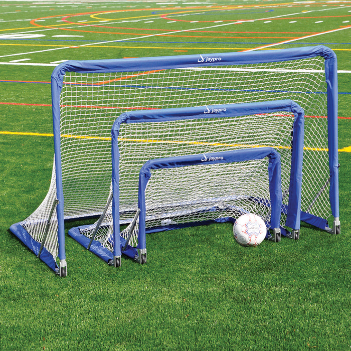 Jaypro Soccer Training Goal – Goal Runner (2 ft. H x 3 ft. W), Blue – SKU: STG-23