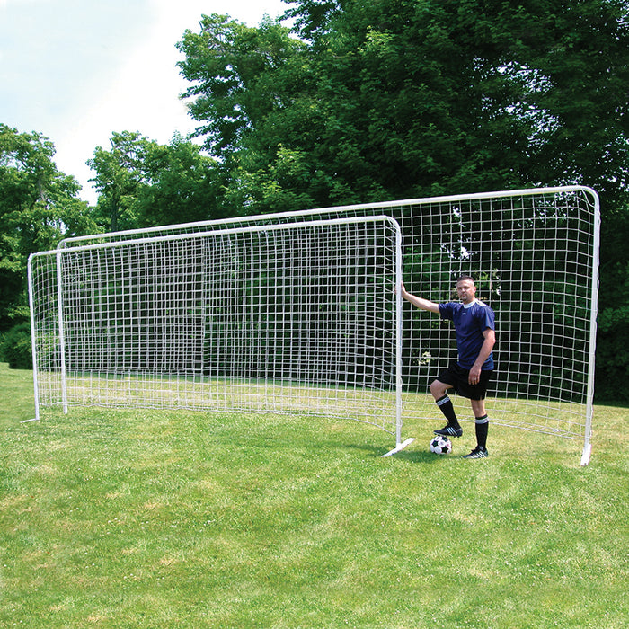Jaypro Soccer Training Goal with Carry Bag – Large (8 ft. H x 24 ft. W) – SKU: STG-824