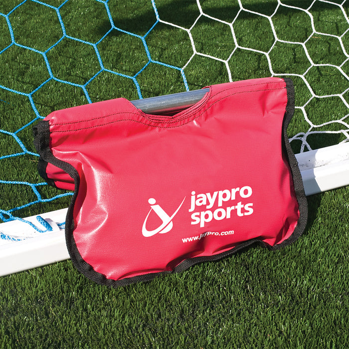 Jaypro Sandbag Anchor – Saddle-Bag Style with Steel Handle (50 Lb., Blue) – SKU: SWB-451, SWB-454