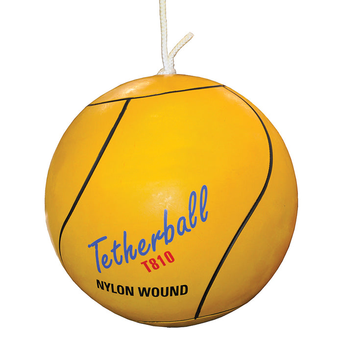 Jaypro Tetherball – Ultra-Cushioned Sponge Rubber with Nylon Rope – SKU: TBP-BALL